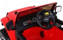 Jeep Wrangler Rubicon na akumulator dla dzieci Czerwony + Pilot + Radio MP3 LED + Koła EVA