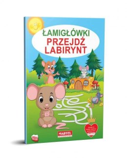 Kolorowanka Łamigłówki - Przejdź Labirynt