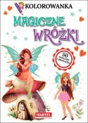 Kolorowanka z naklejkami z brokatem Magiczne wróżki