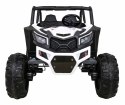 Buggy UTV-MX na akumulator dla dzieci Biały + Napęd 4x4 + Pilot + Audio LED + Schowek + EVA + Wolny Start