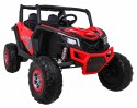 Buggy UTV-MX na akumulator dla dzieci Czerwony + Napęd 4x4 + Pilot + Audio LED + Schowek + EVA + Wolny Start