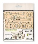 EWA Drewniane Puzzle 3D - Belaz 2D