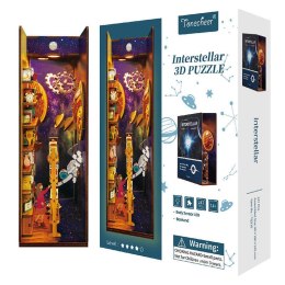 Tonecheer Składany Drewniany Model 3D LED - Book Nook Interstellar