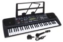 Keyboard z mikrofonem dla dzieci 5+ Taktomierz Radio USB MP3 - model nr 6152