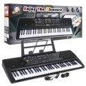 Keyboard z trybem nauki dla dzieci 5+ Stojak na nuty Mikrofon Radio - model nr 600