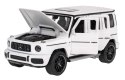 Mercedes-AMG G 63 biały RASTAR model 1:32 Metalowa karoseria + Ręcznie otwierane elementy