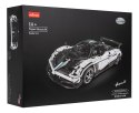 Pagani Huayra RASTAR model 1:8 Składane auto 2896 Klocków technicznych + Otwierane drzwi