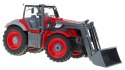 Traktor z koparką i przyczepą dla dzieci 3+ Zdalnie sterowany + Ruchome elementy Czerwony