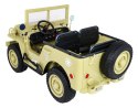 Autko Wojskowe Retro Strong dla 3 dzieci Matcha + Napęd 4x4 + Schowki + EVA + Wolny Start + MP3 LED