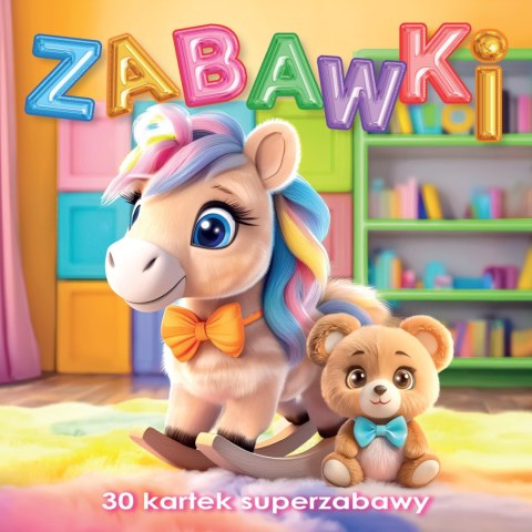 Kolorowanka ZABAWKI - Efekt 3D na okładce