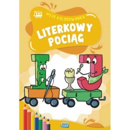 Moja kolorowanka. Literkowy pociąg