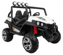 Grand Buggy Strong Lift dla dzieci Biały + Napęd 4x4 + Pilot + Bagażnik + Radio MP3 + LED