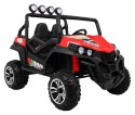 Grand Buggy Strong Lift dla dzieci Czerwony + Napęd 4x4 + Pilot + Bagażnik + Radio MP3 + LED