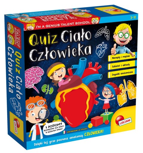 LISCIANI I'M A GENIUS QUIZ - CIAŁO CZŁOWIEKA