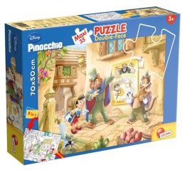 LISCIANI PUZZLE DWUSTRONNE MAXI 35 EL.PINOKIO