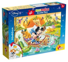 LISCIANI PUZZLE DWUSTRONNE MAXI 60 EL.MICKEY