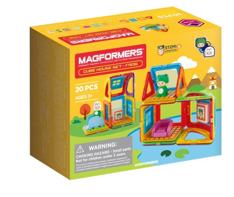 MAGFORMERS CUBE HOUSE ŻABA 20 EL.