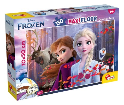 LISCIANI DISNEY PUZZLE DWUSTRONNE MAXI PODŁOGOWE 150 EL. KRAINA LODU