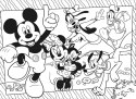 LISCIANI DISNEY PUZZLE EKO DWUSTRONNE MYSZKA MIKI 60 EL.