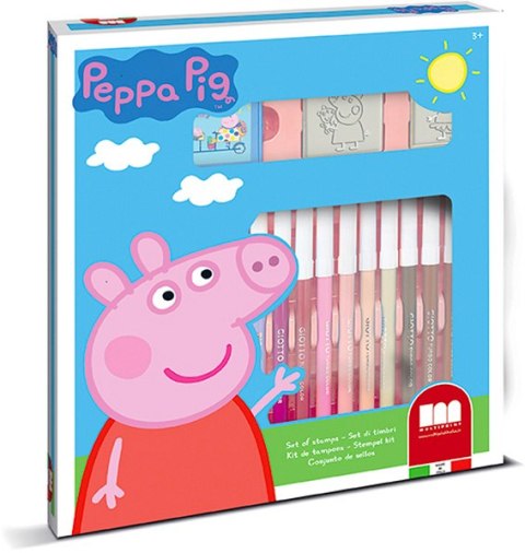 MULTIPRINT PEPPA PIG PIECZĄTKI I PISAKI (18) DO KOLOROWANIA