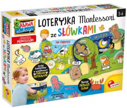 LISCIANI MONTESSORI LOTERYJKA ZE SŁÓWKAMI MONTESSORI