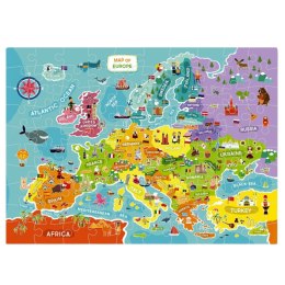 Puzzle Mapa Europy 0124