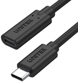 Przedłużacz Unitek C14086BK USB-C 10Gbps 4K, PD 100W 1,5m