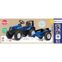 FALK TRAKTOR NA PEDAŁY NEW HOLLAND DUŻY + PRZYCZEP