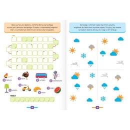 Łamigłówki na słońce i na deszcz. Aktywizujące zadania do głowy łamania 6+