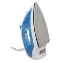 Iron Mesko MS 5023 Blue/White, 2200 W, With cord, Anti-scale system, Vertical steam function