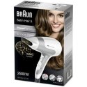 Braun Satin Hair 5 HD 580 Warranty 24 month(s), Ionic function, 2500 W, White/ silver