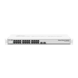 MikroTik Cloud Smart Switch CSS326-24G-2S+RM Managed L2, Rack mountable, 1 Gbps (RJ-45) ports quantity 24, SFP+ ports quantity 2