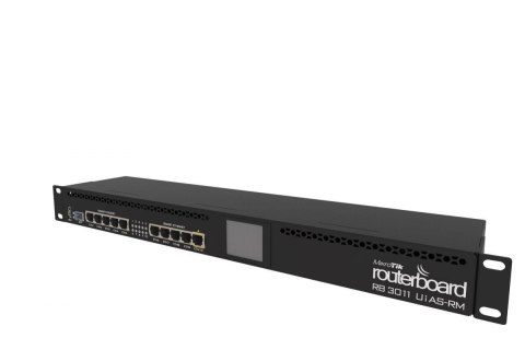 MikroTik Router RB3011UIAS-RM 10/100/1000 Mbit/s, Ethernet LAN (RJ-45) ports 10, 1xUSB