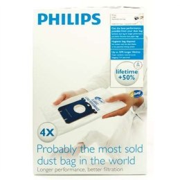 Philips disposable dust bag FC8021/03 Dust Bag 4pcs, • AirStar: FC8220 - FC8229• City-Line: FC8400 - FC8439, HR8368 - HR8378• Ea