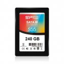 Silicon Power Slim S55 240 GB, SSD interface SATA, Write speed 450 MB/s, Read speed 550 MB/s