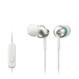 SŁUCHAWKI SONY DOUSZNE EX SERIES WHITE SONY MDR-EX110AP DOUSZNE WHITE