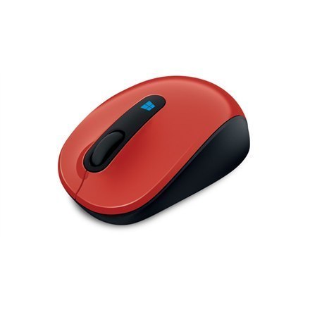 Microsoft Sculpt Mobile Mouse Black, Red, Wireless connection