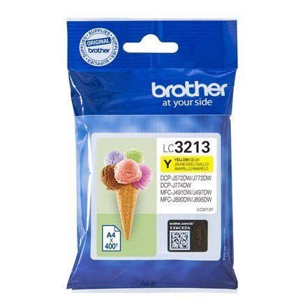 Brother 	LC3213Y Ink Cartridge, Yellow