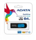 ADATA UV128 64 GB, USB 3.0, Black/Blue