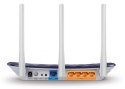 TP-LINK Router Archer C20 802.11ac, 300+433 Mbit/s, 10/100 Mbit/s, Ethernet LAN (RJ-45) ports 4, Antenna type 3xExternal