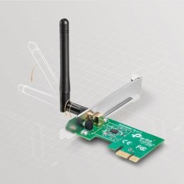 TP-LINK TL-WN781ND, PCI Express Adapter 2.4GHz, 802.11n, 150Mbps, 1xDetachable antennas 2dBi