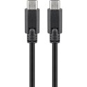 Goobay 38873 USB-C cable (USB 3.2 generation 2x2, 5A) Black