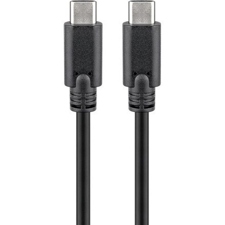 Goobay 38873 USB-C cable (USB 3.2 generation 2x2, 5A) Black