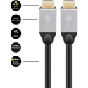 Goobay 75053 HighSpeed HDMI™ connection cable with Ethernet, 1m