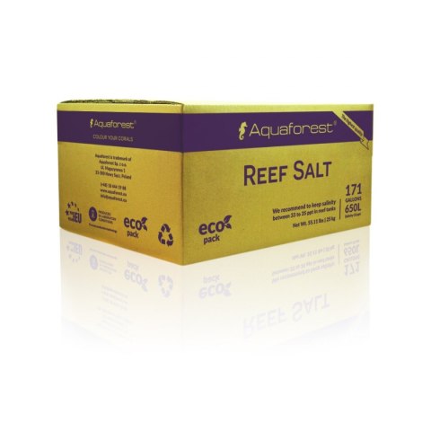 AQUAFOREST REEF SALT 25KG BOX