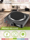 Mesko Hob MS 6508 Number of burners/cooking zones 1, Black, Table top, Electric