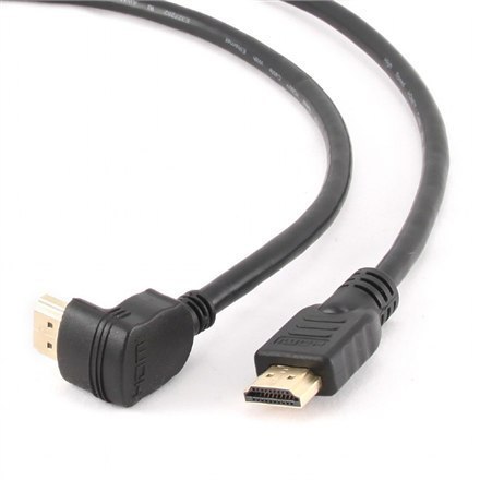 Cablexpert HDMI High speed 90 degrees male to straight male connectors cable, 19 pins gold-plated connectors CC-HDMI490-6 1.8 m