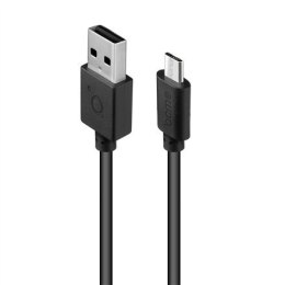 Acme Cable CB1011 1 m, Black, Micro USB, USB A